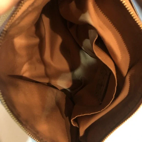 COACH MIA Brown Pebbled Leather Shoulder Bag